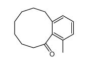 4-methyl-7,8,9,10,11,12-hexahydro-6H-benzo[10]annulen-5-one结构式