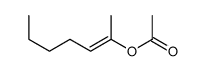 2-Acetoxy-2-heptene结构式