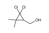 (2,2-dichloro-3,3-dimethylcyclopropyl)methanol结构式