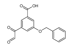 3-benzyloxy-5-carboxyphenylglyoxal Structure