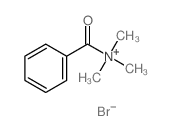 Benzenemethanaminium,N,N,N-trimethyl-a-oxo-,bromide (1:1) Structure