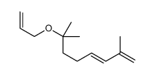 2,7-dimethyl-7-prop-2-enoxyocta-1,3-diene Structure