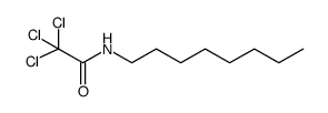 2,2,2-trichloro-N-octylacetamide Structure