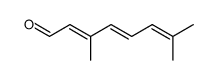 3,7-dimethyl-octa-2,4,6-trienal Structure