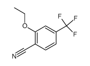 Benzonitrile, 2-ethoxy-4-(trifluoromethyl)- (9CI) Structure