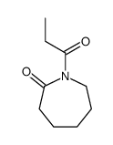 1-propanoylazepan-2-one Structure