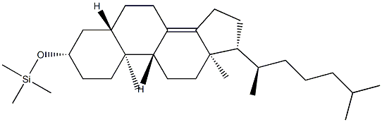 3β-Trimethylsilyloxy-5α-cholest-8(14)-ene picture