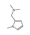 DIMETHYL-(1-METHYL-1H-PYRROL-2-YLMETHYL)-AMINE Structure