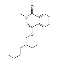 甲基 2-乙基己基邻苯二甲酸酯结构式