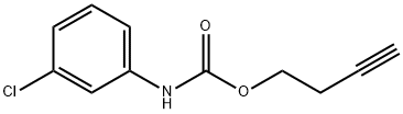 (3-Chlorophenyl)carbamic acid 3-butynyl ester结构式