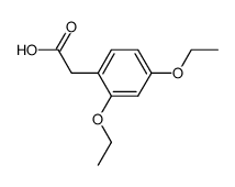 (2,4-DIETHOXYPHENYL)-ACETIC ACID structure