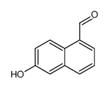 6-Hydroxynaphthalene-1-carboxaldehyde结构式