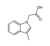 (3-methyl-indol-1-yl)-acetic acid结构式
