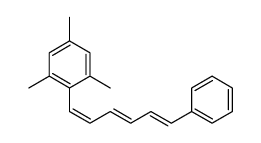 1,3,5-trimethyl-2-(6-phenylhexa-1,3,5-trienyl)benzene Structure