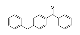(4-benzylphenyl)(phenyl)methanone结构式