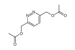 pyridazine-3,6-diylbis(methylene) diacetate Structure