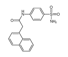 2-naphthalen-1-yl-N-(4-sulfamoylphenyl)acetamide Structure