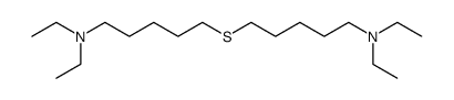 bis-(5-diethylamino-pentyl)-sulfide结构式