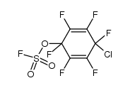 4-chlorohexafluoro-2,5-cyclohexadienyl fluorosulfate Structure