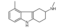 N,5-dimethyl-2,3,4,9-tetrahydro-1H-carbazol-3-amine结构式