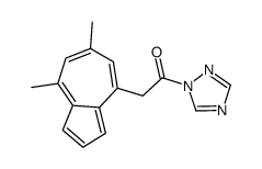 2-(6,8-dimethylazulen-4-yl)-1-(1,2,4-triazol-1-yl)ethanone Structure