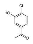 ETHANONE, 1-(4-CHLORO-3-HYDROXYPHENYL)- Structure