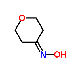 二氢-2H-吡喃-4(3h)-酮 肟结构式
