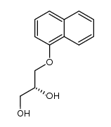 (R)-3-(naphthalen-1-yloxy)propane-1,2-diol Structure