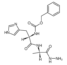 Z-His-Ala-N2H3 Structure