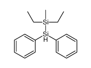 diphenylsilyl-diethyl-methylsilane Structure