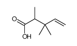 2,3,3-trimethylpent-4-enoic acid结构式