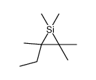 2-ethyl-1,1,2,3,3-pentamethylsilirane Structure