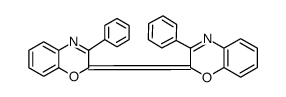 (Z)-3,3'-diphenyl-[2,2']bi[benzo[1,4]oxazinylidene]结构式