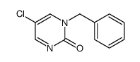 1-benzyl-5-chloropyrimidin-2-one结构式