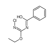 ethyl N-benzoyl-N'-chlorocarbamimidate结构式