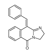 10-[1-Phenyl-meth-(E)-ylidene]-2,10-dihydro-3H-imidazo[1,2-b]isoquinolin-5-one Structure