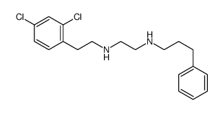 N'-[2-(2,4-dichlorophenyl)ethyl]-N-(3-phenylpropyl)ethane-1,2-diamine Structure