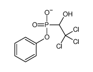 phenoxy-(2,2,2-trichloro-1-hydroxyethyl)phosphinate结构式