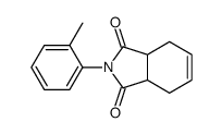 (3aR,7aS)-2-(2-methylphenyl)-3a,4,7,7a-tetrahydroisoindole-1,3-dione结构式