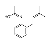 N-[2-(3-methylbut-2-enyl)phenyl]acetamide Structure