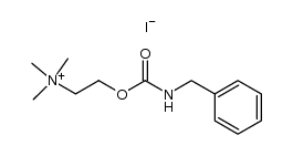 (2-benzylcarbamoyloxy-ethyl)-trimethyl-ammonium, trimethyl-(2-benzylcarbamoyloxy-ethyl)-ammonium iodide结构式