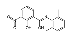 N-(2,6-dimethylphenyl)-2-hydroxy-3-nitrobenzamide结构式