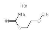 Carbamimidothioic acid,2-methoxyethyl ester, monohydrobromide (9CI)结构式