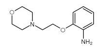 2-(2-Morpholin-4-ylethoxy)aniline Structure