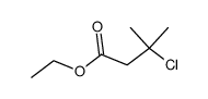 β-chloro-isovaleric acid ethyl ester Structure