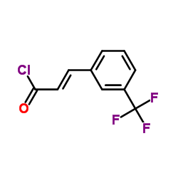 3-Trifluoromethyl-cinnamoyl chloride Structure