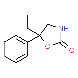 2-Oxazolidinone,5-ethyl-5-phenyl-(5CI) Structure