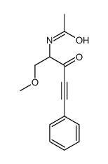 N-(1-methoxy-3-oxo-5-phenylpent-4-yn-2-yl)acetamide Structure