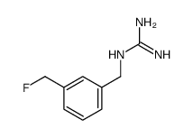 2-[[3-(fluoromethyl)phenyl]methyl]guanidine结构式