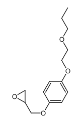 2-[[4-(2-propoxyethoxy)phenoxy]methyl]oxirane Structure